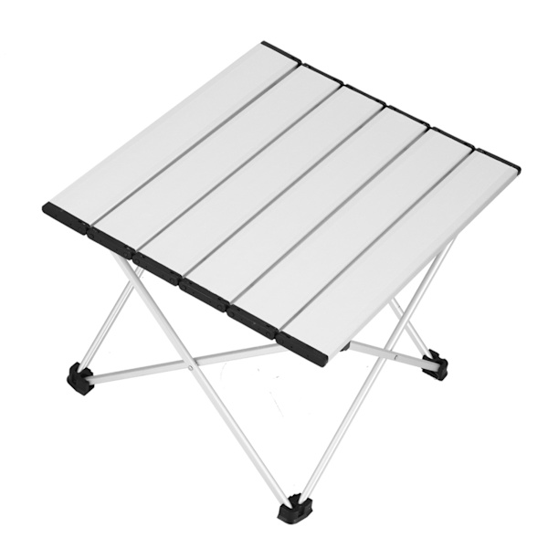 Hopfällbart bord i aluminiumlegering, bärbart picknickbord för camping och grillning utomhus