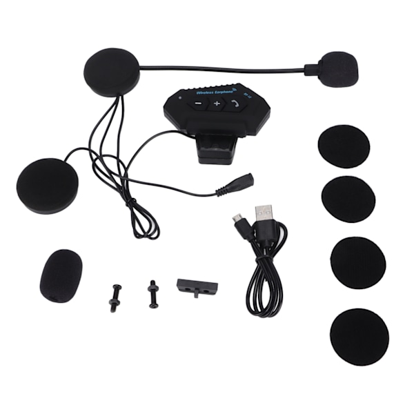 Motorcykel Bluetooth Hörlurar Hjälm Bluetooth Intercom Headset med Automatisk Svarsfunktion Handsfree