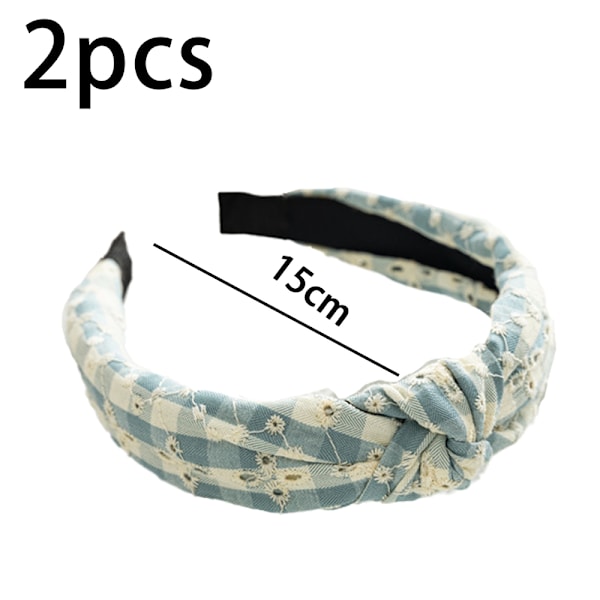 Knutna pannband för  pannband breda pannband för kvinnor hårbåge twist knut hår wrap mode hårtillbehör