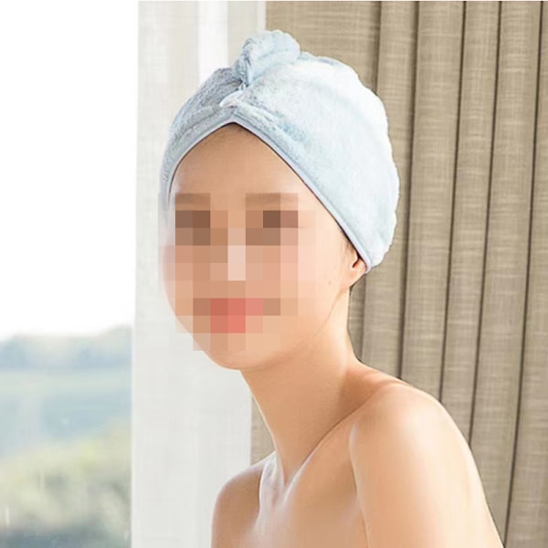 3-pack Snabb Torkande Hårhandduk för Kvinnor - Absorberande Hårwrap Turban Snabbtorkande Mikrofiber Hårhandduk