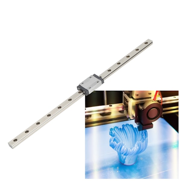 MGN12H Miniatyr Lineær Skinne Glidebane 12mm Bredde Lineær Skinneguide for De Fleste Automatisering Utstyr 350mm