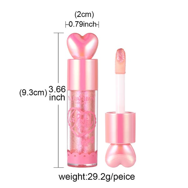 Glimrende Kromatisk Lipgloss - Skinnende Afsluttende Touch til Makeup