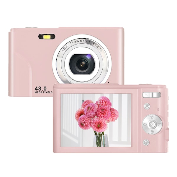 Digitalkamera, 48 MP, FHD, 16x zoom, 32GB, Grön Grøn