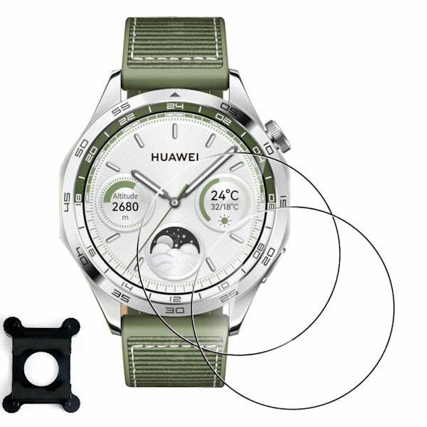 Huawei Watch GT5 HD Clear Screen Protector (2-pack) 46 mm 46 mm