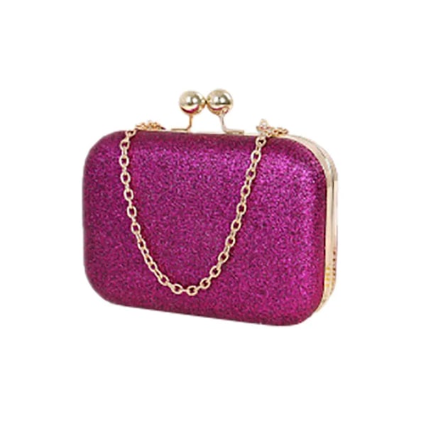 Kvinners Bling Kveldsfest Håndveske Bryllup Ball Clutch Veske Med Kjede Mini Minaudiere Håndveske Pung Gull Bursdagsgave