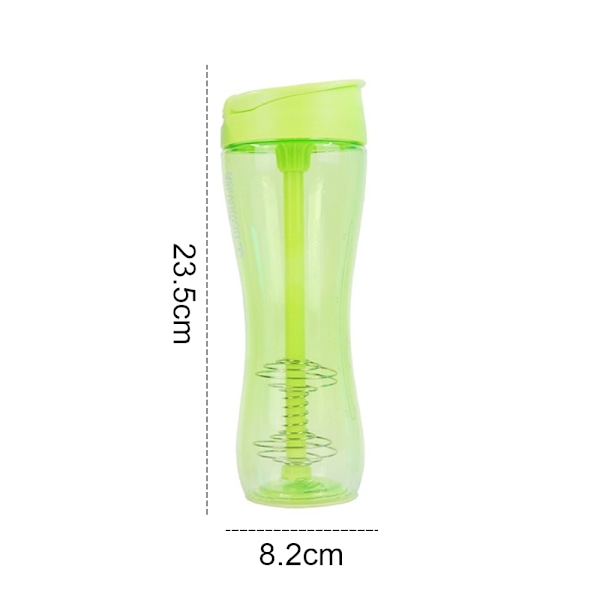 Shakerflaska - Läckagesäker, Osplitterlig, Luktresistent, BPA-Fri Plast Hybrid Vattenflaska Shakerflaska