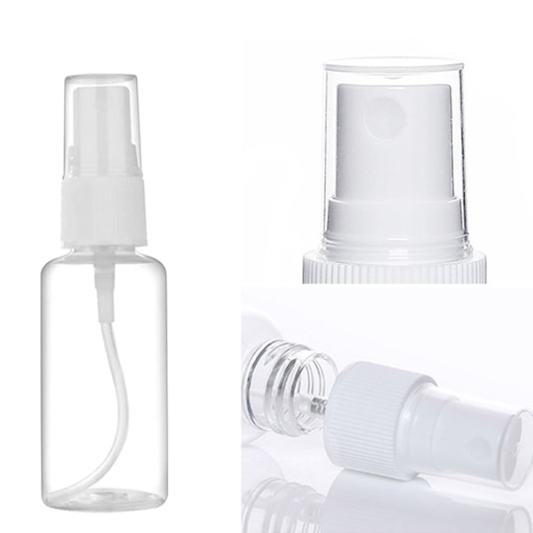 Plastflaska med Spray, Fin Dimma Sprayflaskor för Eteriska Oljor, Parfymer, Resor, 6-pack