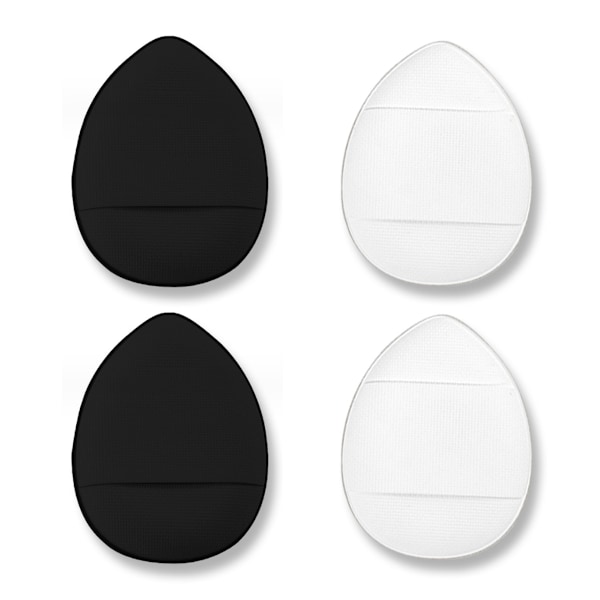 Finger Puderpuff (Mini Triangel Puderpuff för Kvinnor) Mjuk skönhetsprodukt för löst puder och kroppspuder