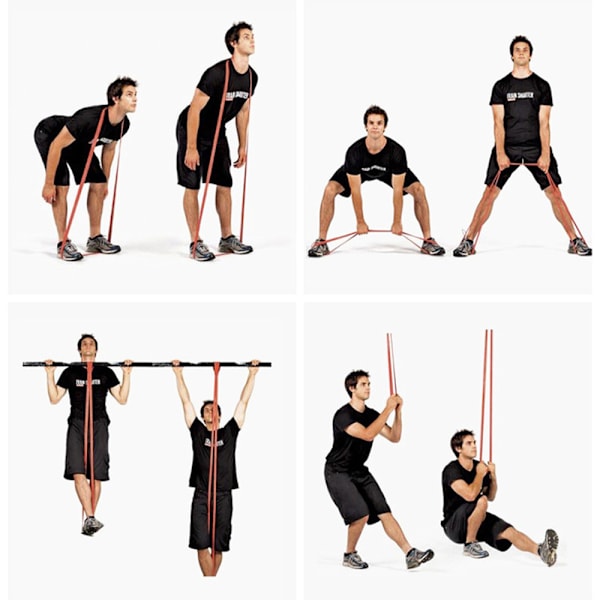 Pull Up Assist Band, Premium Stretch Resistance Bands - Mobilitetsband - Powerlifting Band