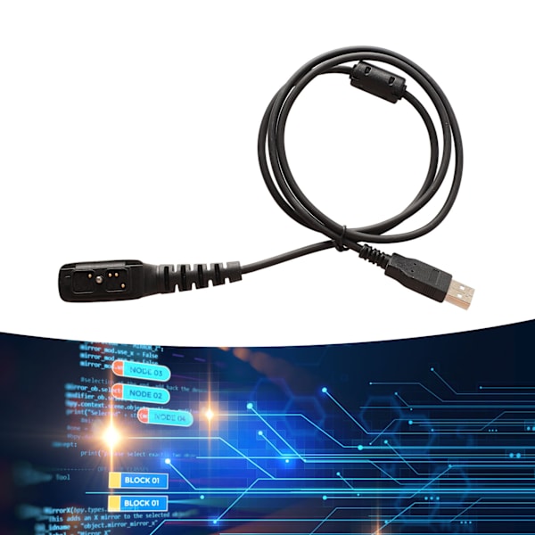 Programmeringskabel Intercom USB Skriv Frekvenslinje Plug and Play Datakabel för PC38 PD780