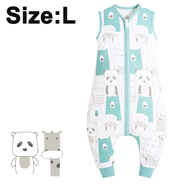 Sommertynde baby-onesies, bomuldsbaby-anti-spark-tæppe, børnevest-sovepose med fødder