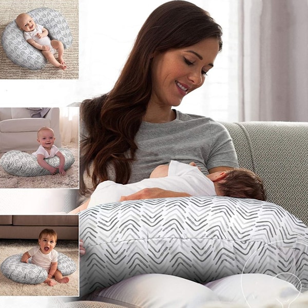Ammingspute, støtte for babyens hode og kropp under amming og sitting