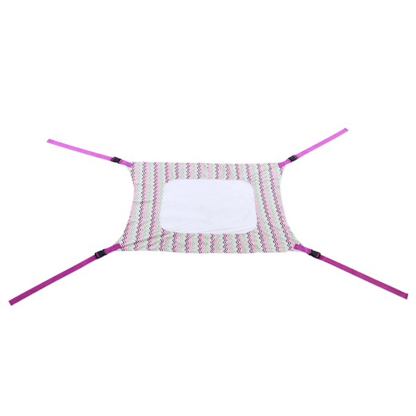 Nyfødt babyhengeseng Elastisk Avtakbar Spedbarns Seng Soveseng Bærbar Myk Sikker Fargerik Stripe