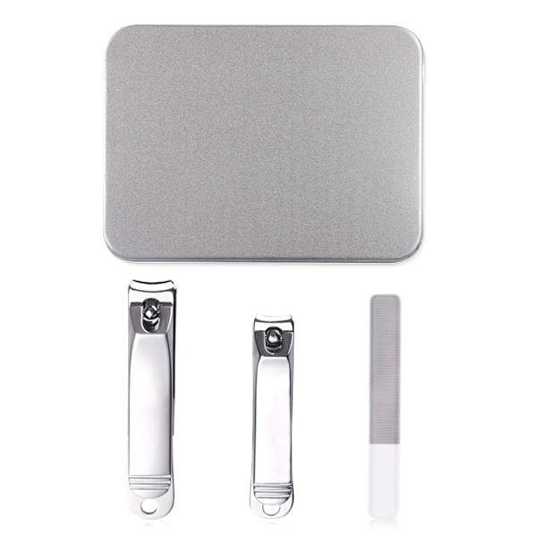 Manikyrset 3 i 1 Nagelklippare Set Fotnaglar Nagelsats Manikyr Pedikyr Set