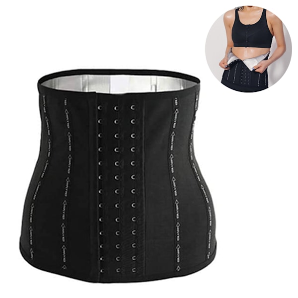 Trænings-Talje-Trainer til Kvinder Sved-Talje-Trimmer Kropsformer Tummy Control Girdle til Kvinder Sports Kropsformer Postpartum Mavebånd