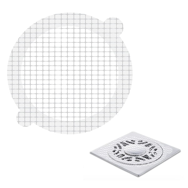 30/50-pack, Engångs Duschavloppslock Hår Fångare Duschavlopps Nätklistermärken, Badrum, Tvättrum, Badkar, Kök, Handfat, Avlopp, för Människor och