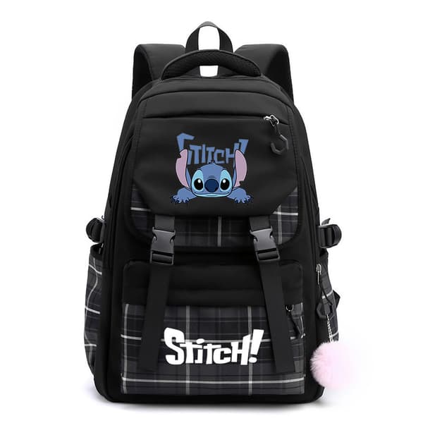 Cartoon Alien Character Backpack for Primary and Middle School Students, School Bag 1[TT] 1 46*32*23cm