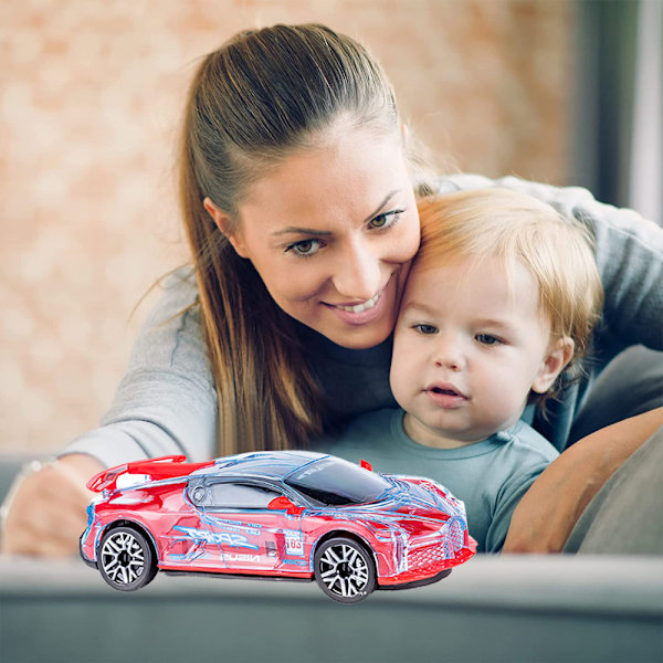 Auton lelut - Valoisa leluja lapsille, vilkkuvat LED-valot - Leikkiautoja 3-vuotiaille pojille +