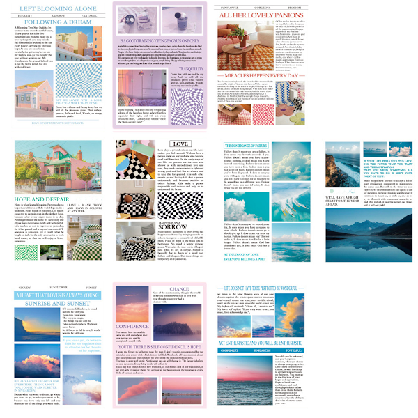 100 kpl scrapbooking-paperia, juliste-scrapbooking-paperia, söpö muistikirja kiinteä päiväkirja setti, kollaasi setti