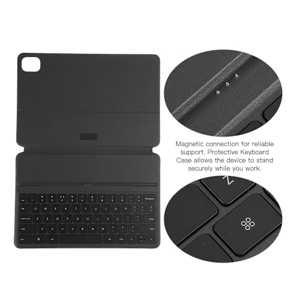 Trådlöst Smarttangentbord 63 Tangenter Magnetisk Absorption Lätt Smarttangentbord för Mi Pad med Fodral för Mi Pad 5 5 Pro