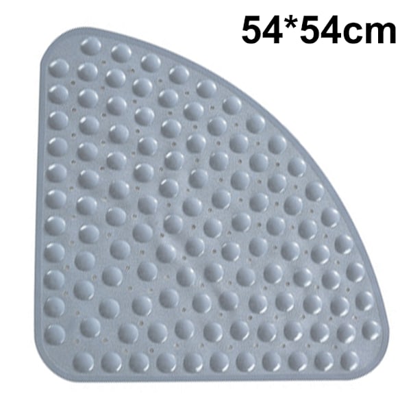 Sector Bademåtte 54*54cm PVC Sector Anti-Skrid Sikkerhedsmåtte til Brusebad med Sugkopper Badekar Tæppe til Badeværelse
