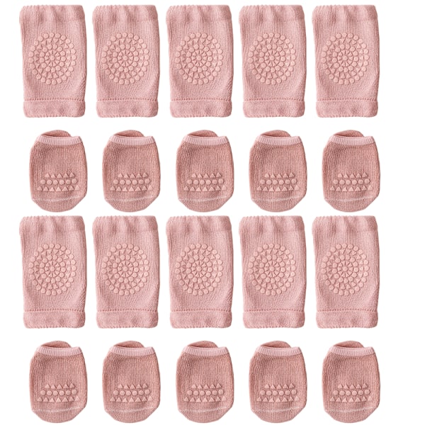 5 Paria Vauvan Ryömintä-Polvisuojia ja Liukumattomat Vauvan Sukat Setti Unisex