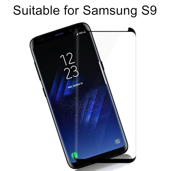 Lämplig för Samsung S9 härdat glas skärmskydd film