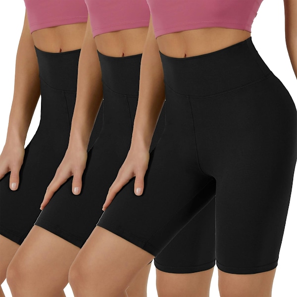 Biker Shorts för Kvinnor Högmidjade Träningshorts för Kvinnor Yogabyxor Mjuka Opaka $Kvinnors Nakna Känsla Högmidjade Atletiska Yogashorts för Kvinnor