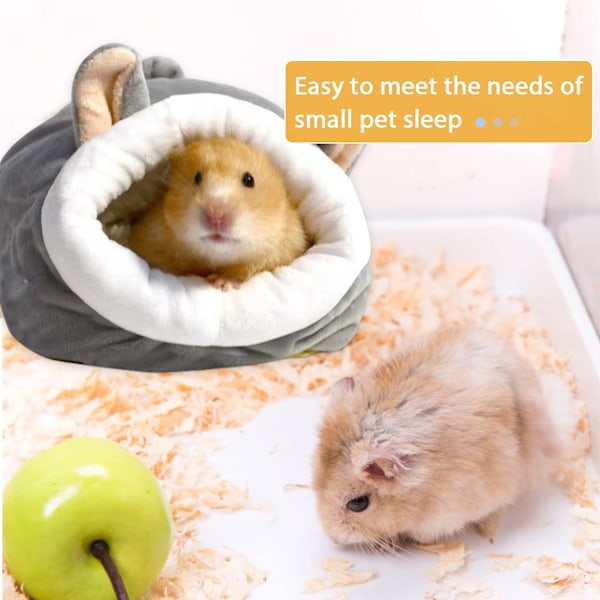 Tilbehør til hamster, marsvin, pinnsvin, chinchilla, ilder, rotte, gerbil - Seng, hus, bur