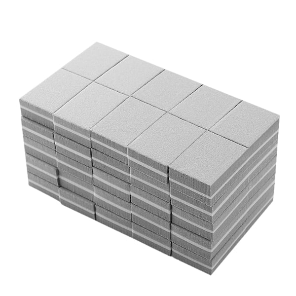 Nagelbuffert Sandpapperblock Poleringsfil 100/180 Korn Nagelfiler Konst Pedikyr Manikyr Fil 2-sidig