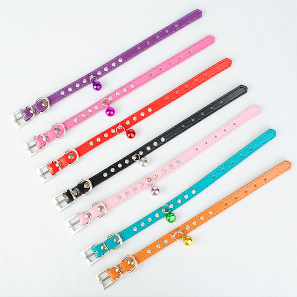 Sød, blændende, glitrende, elegant fancy ruskind, 3 rækker af glitrende rhinestone krystalsten til kæledyrs katte og hunde