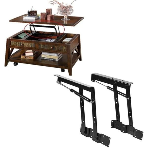Hydraulisk hængsel - AIMOONSA - Lift Up - Sort - Stål - Belastning 50 kg