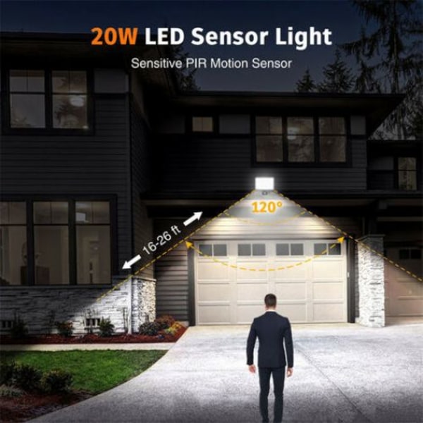 LMLY 20W 220V LED strålkastare utomhus rörelsesensor utomhus LED strålkastare utomhusbelysning med detektor strålkastare för byggarbetsplats,