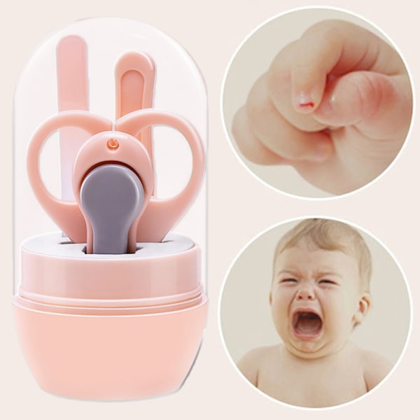 Baby Nagelklipparset, Baby Nagelsats med Söt Väska, Spädbarnsmanikyr