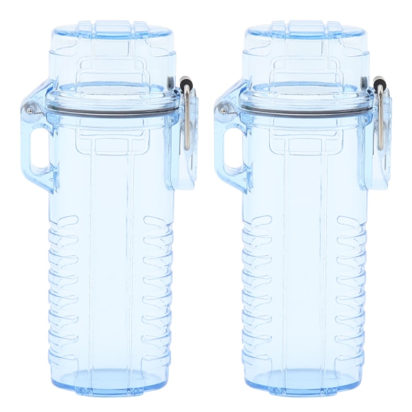 2st tändare case Vattentät lättare förvaringsbehållare plast