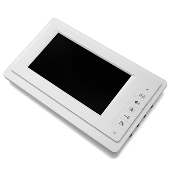 100-240V 7-tums Färg LCD Videodörrtelefon Dörrklocka Nattseende Kamera Intercom för Hem UK