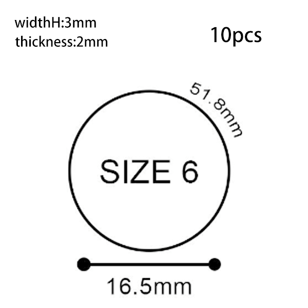 7 Pack Silikonbröllopsringar för Kvinnor Gummiband Set Tunna Silikon Stacking Ringar med Zirkon Inlägg 5,5 mm Bredd Storlek 6-10