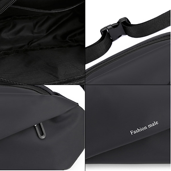 Remväska, trendig crossbody-väska, bröstväska för män, multifunktionell cykelaxelväska för kvinnor
