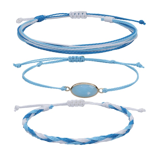 Armbånd Taurebånd Sommer Strand Farverige Venskabssmykker Justerbare Tilbehør Gaver