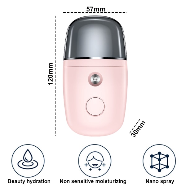 Hydreringssprayare Bärbar Läckagesäker Handhållen Desinficerande Sprayare Hushåll Uppladdningsbar Liten Hydreringsinstrument