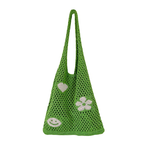 Heklet Tote Bag for Kvinner Tote Bag Jentetilbehør