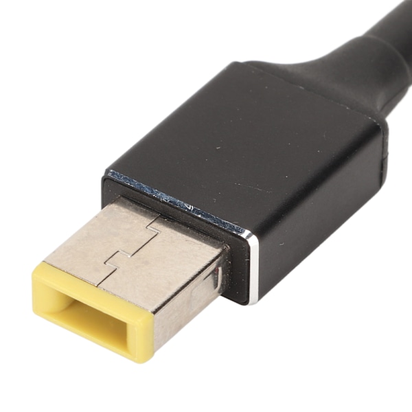 Laptop Laddningskabeladapter USB C till Smalt Spets Aluminiumlegering 100W DC Laptop Laddningskabel för Lenovo Rektangulär Port