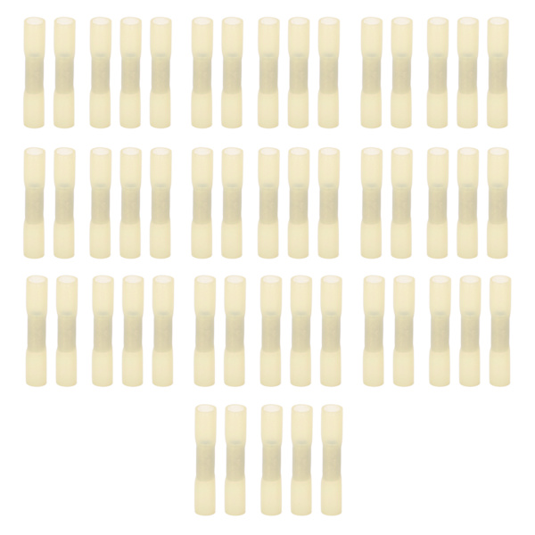 50 stk Varmekrympende Terminaler Butt Connectors Kit Vandtæt Elektrisk Tråd Krympeforbindelse BHT5.5