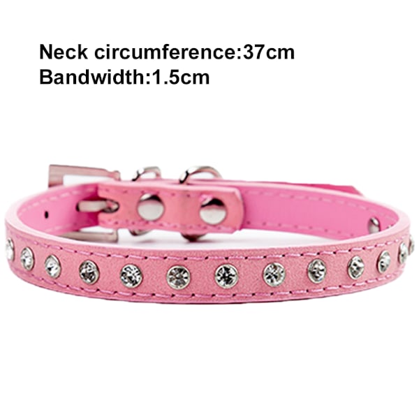 Bred og tyk lædernitte hundekrave. Velegnet til 14\" til 17\" hals, medium variation.