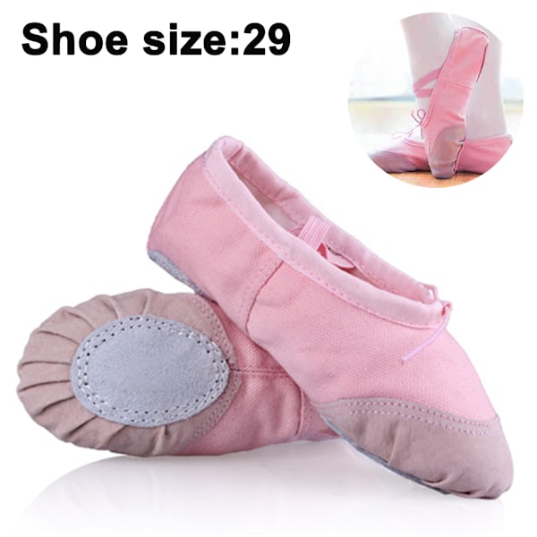 Premium Ægte Baby Ballet Slippers/Ballet Sko (Småbørn/Lille Barn/Stort Barn)