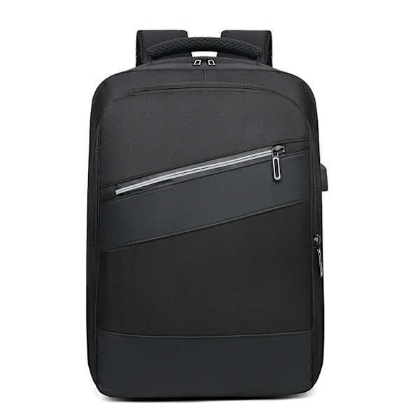 Laptop-ryggsäck, affärsryggsäck med USB-laddningsport, lämplig för 15,6-tums bärbar dator.