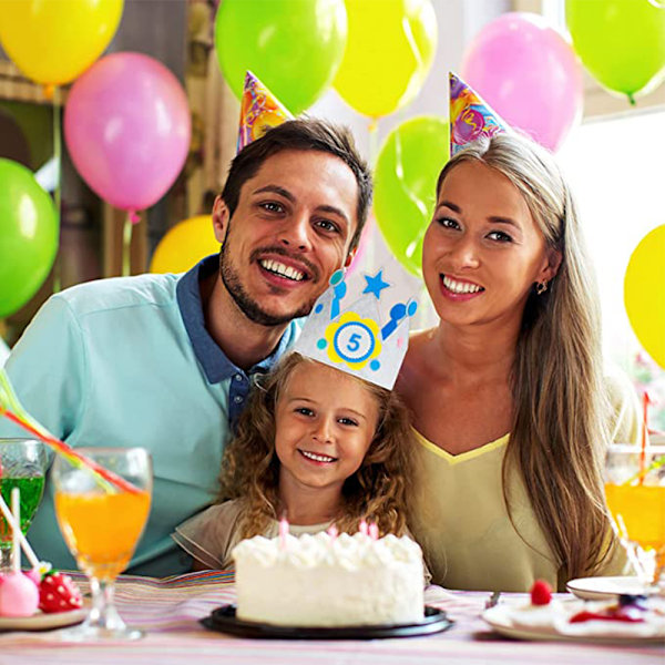Baby Børn Kæledyr Glitter Sequin Krone, Fødselsdagsfest Hat, Tiara Krone med Blomster til Fotorekvisit
