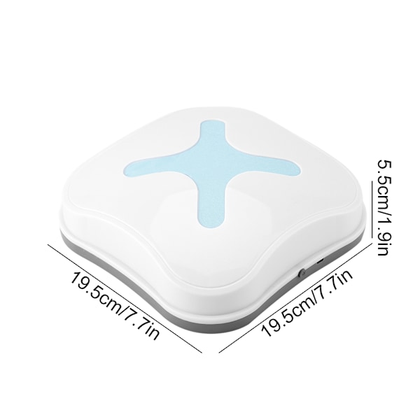 USB-ladbare Smart Feie-robot Mini Rengjøringsmaskin Vakuum Støvsuger Blå