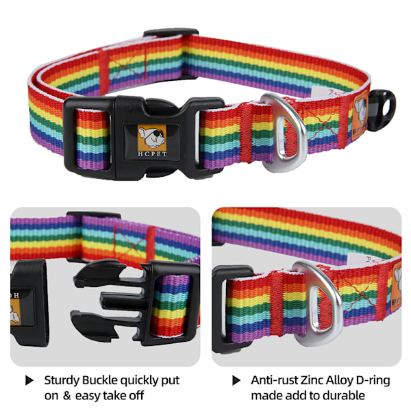 Sjov print hundekrave - Mønsterjusterbar hundekrave