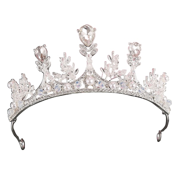 Rhinestone Princess Tiara - Kristall Brudkrona för Födelsedag Cosplay Kostymer Hårtillbehör